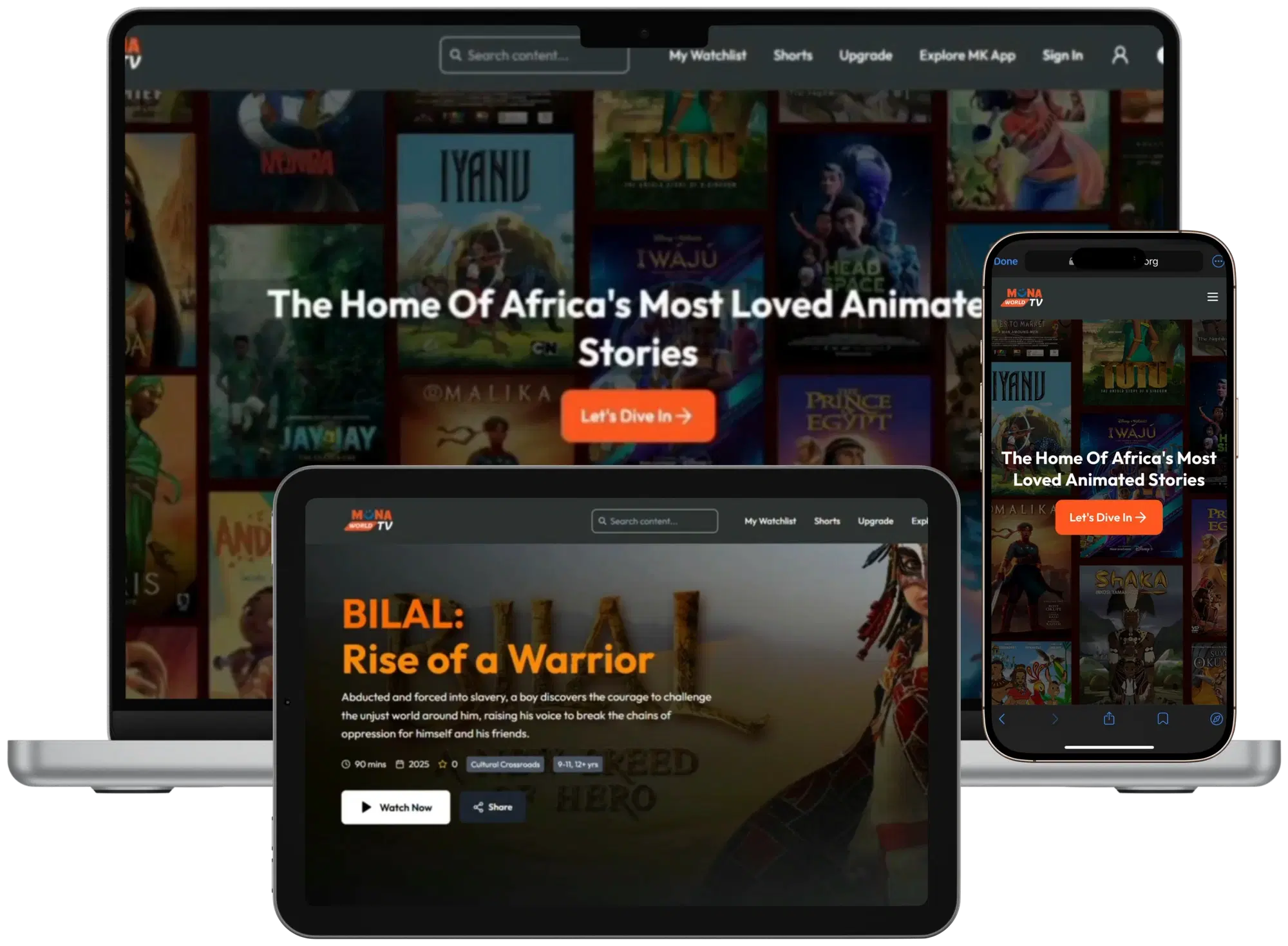 Munaflix Stream on Laptop, Tablet, and Mobile